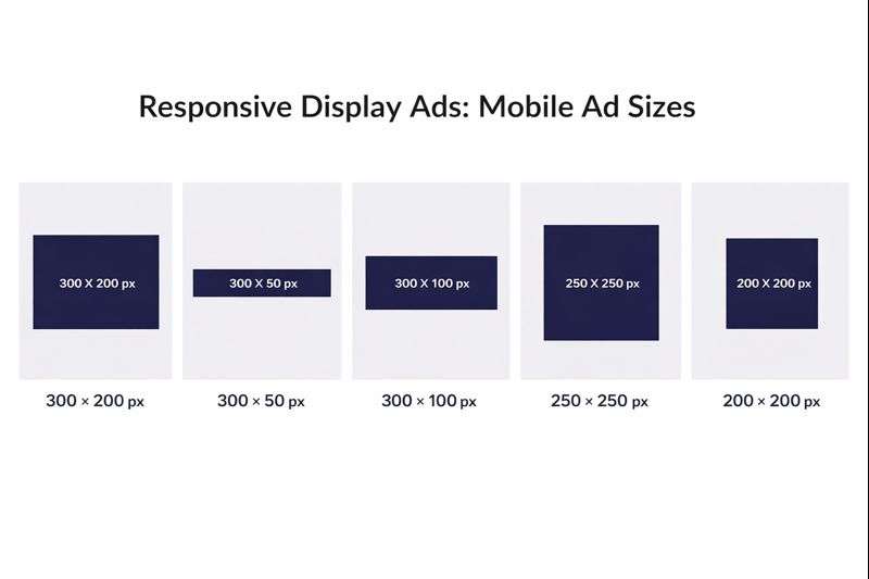 Responsive display ad sizes for mobile 
